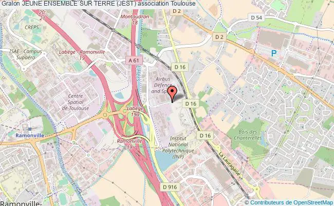 plan association Jeune Ensemble Sur Terre (jest) Toulouse