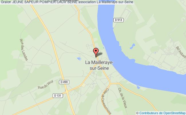plan association Jeune Sapeur Pompier Caux Seine La Mailleraye-sur-Seine
