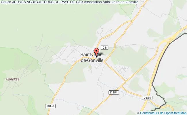 plan association Jeunes Agriculteurs Du Pays De Gex Saint-Jean-de-Gonville