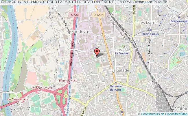 plan association Jeunes Du Monde Pour La Paix Et Le Developpement (jemopad) Toulouse