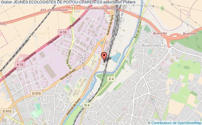 plan association Jeunes Ecologistes De Poitou-charentes Poitiers