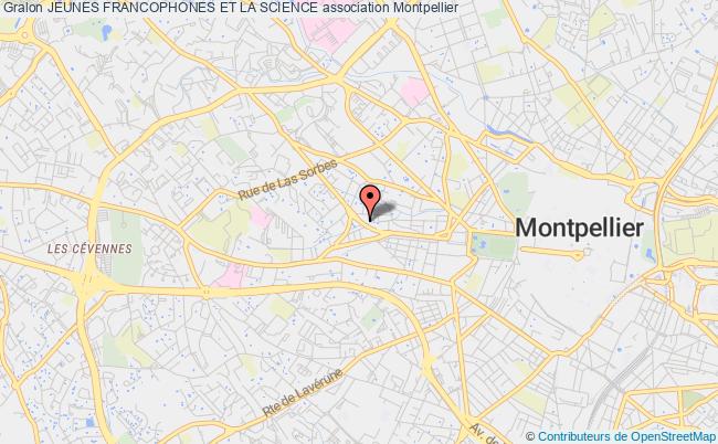 plan association Jeunes Francophones Et La Science Montpellier
