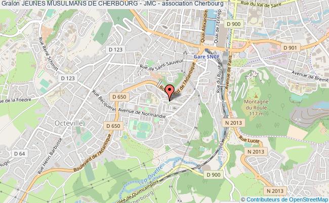 plan association Jeunes Musulmans De Cherbourg - Jmc - Cherbourg-Octeville