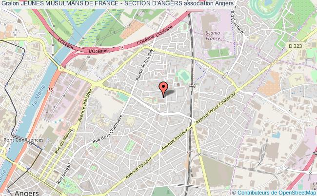 plan association Jeunes Musulmans De France - Section D'angers Angers