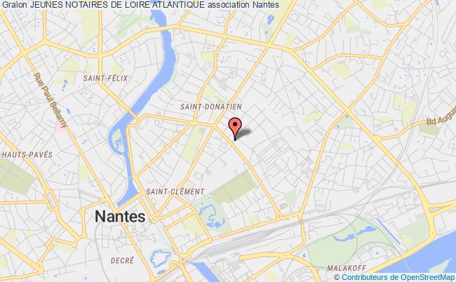 plan association Jeunes Notaires De Loire Atlantique Nantes
