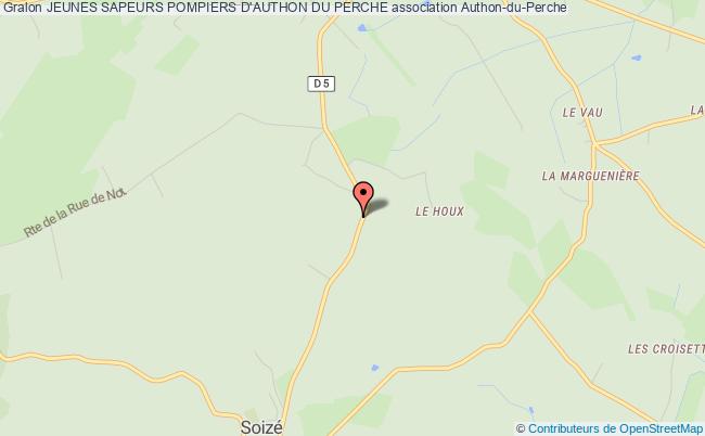 plan association Jeunes Sapeurs Pompiers D'authon Du Perche Authon-du-Perche