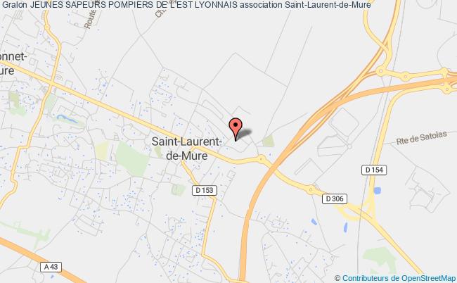 plan association Jeunes Sapeurs Pompiers De L'est Lyonnais Saint-Laurent-de-Mure