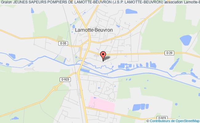 plan association Jeunes Sapeurs Pompiers De Lamotte-beuvron (j.s.p. Lamotte-beuvron) Lamotte-Beuvron