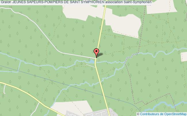 plan association Jeunes Sapeurs-pompiers De Saint Symphorien Saint-Symphorien