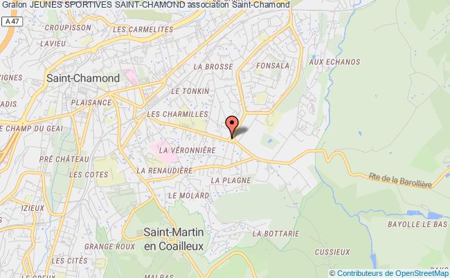 plan association Jeunes Sportives Saint-chamond Saint-Chamond