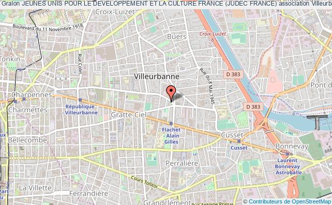 plan association Jeunes Unis Pour Le Developpement Et La Culture France (judec France) Villeurbanne