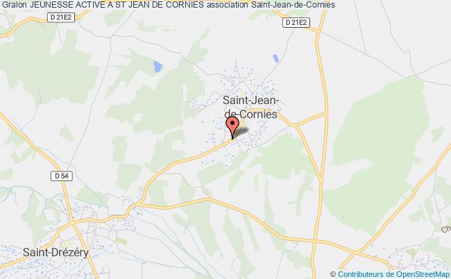 plan association Jeunesse Active A St Jean De Cornies Saint-Jean-de-Cornies