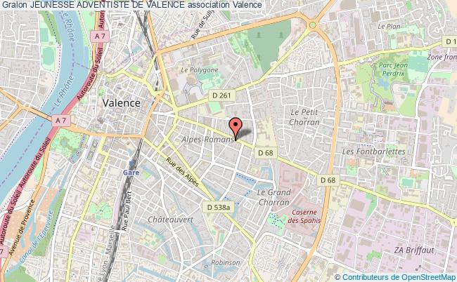 plan association Jeunesse Adventiste De Valence VALENCE