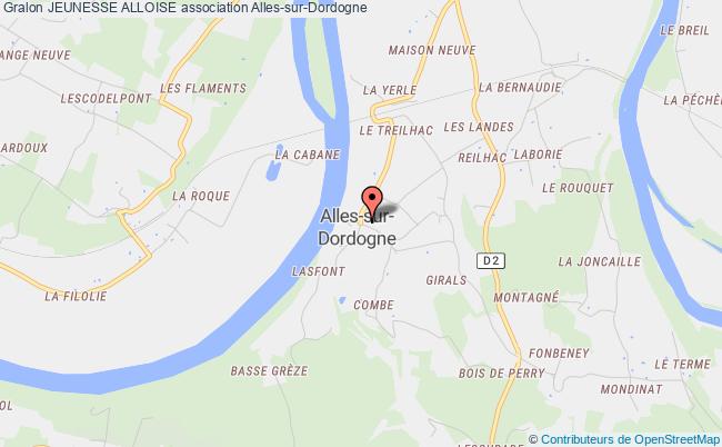 plan association Jeunesse Alloise Alles-sur-Dordogne