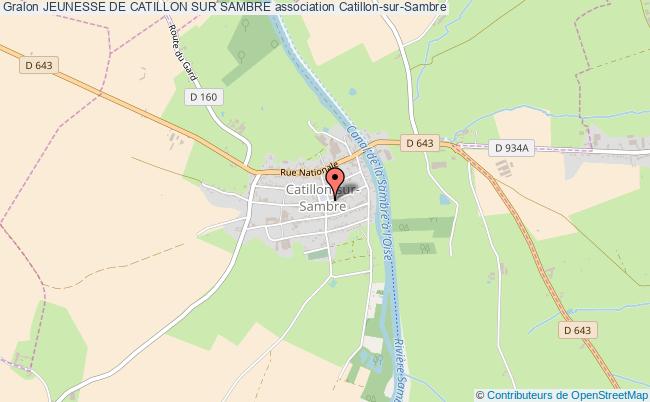 plan association Jeunesse De Catillon Sur Sambre Catillon-sur-Sambre