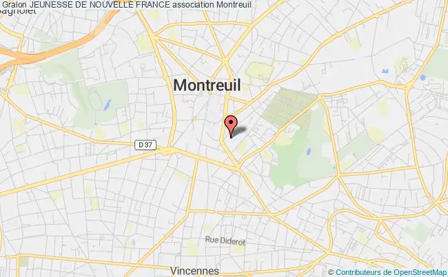plan association Jeunesse De Nouvelle France Montreuil