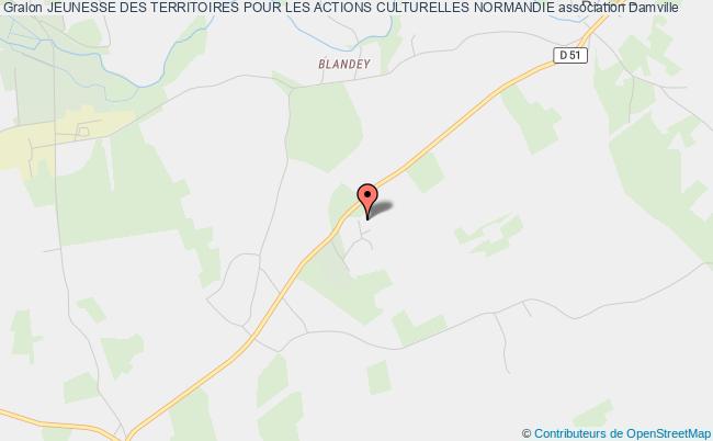 plan association Jeunesse Des Territoires Pour Les Actions Culturelles Normandie Mesnils-sur-Iton