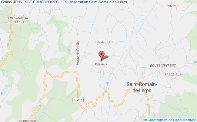 plan association Jeunesse Educsports (jes) Saint-Romain-de-Lerps