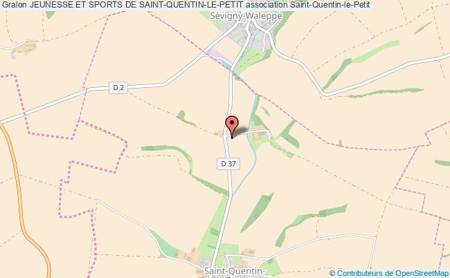 plan association Jeunesse Et Sports De Saint-quentin-le-petit Saint-Quentin-le-Petit