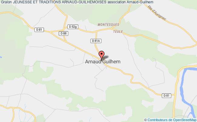 plan association Jeunesse Et Traditions Arnaud-guilhemoises Arnaud-Guilhem