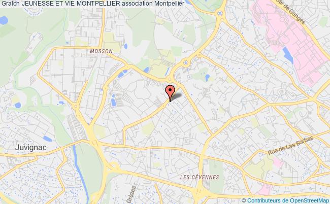plan association Jeunesse Et Vie Montpellier Montpellier