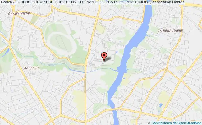 plan association Jeunesse Ouvriere Chretienne De Nantes Et Sa Region (joc/jocf) Nantes