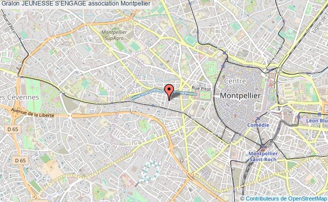 plan association Jeunesse S'engage Montpellier