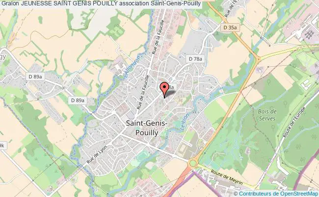 plan association Jeunesse Saint Genis Pouilly Saint-Genis-Pouilly