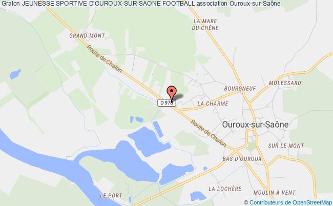 plan association Jeunesse Sportive D'ouroux-sur-saone Football Ouroux-sur-Saône