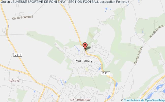 plan association Jeunesse Sportive De Fontenay - Section Football Fontenay