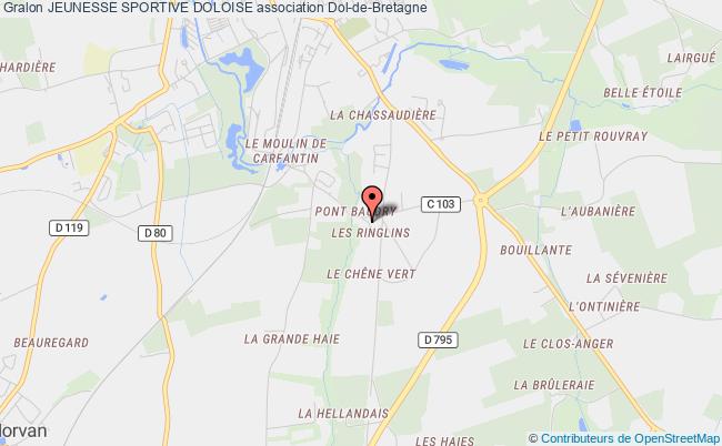 plan association Jeunesse Sportive Doloise Dol-de-Bretagne