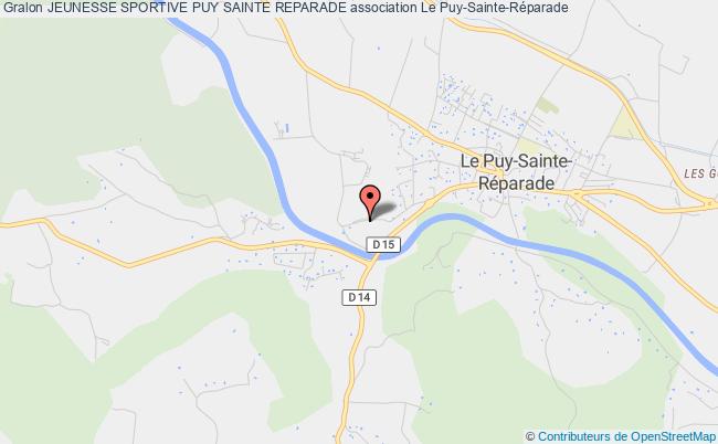 plan association Jeunesse Sportive Puy Sainte Reparade Le Puy-Sainte-Réparade