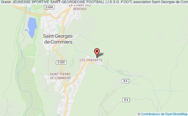 plan association Jeunesse Sportive Saint-georgeoise Football (j.s.s.g.-foot) Saint-Georges-de-Commiers