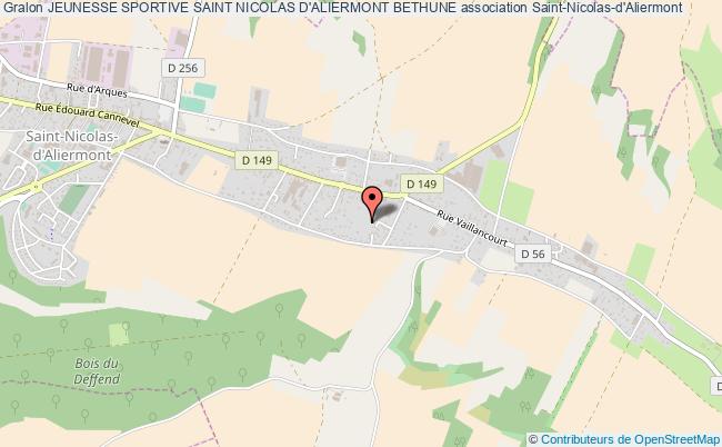 plan association Jeunesse Sportive Saint Nicolas D'aliermont Bethune 