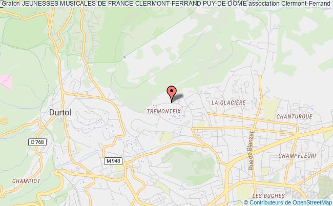plan association Jeunesses Musicales De France Clermont-ferrand Puy-de-dome Clermont-Ferrand