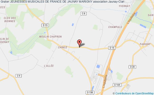 plan association Jeunesses Musicales De France De Jaunay Marigny Jaunay-Marigny