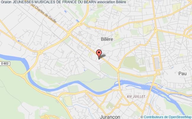 plan association Jeunesses Musicales De France Du Bearn Billère