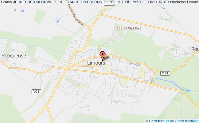 plan association Jeunesses Musicales De France En Essonne 'les J.m.f Du Pays De Limours" Limours