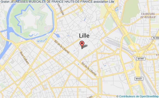 plan association Jeunesses Musicales De France Hauts-de-france Lille
