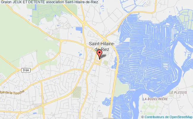 plan association Jeux Et DÉtente Saint-Hilaire-de-Riez