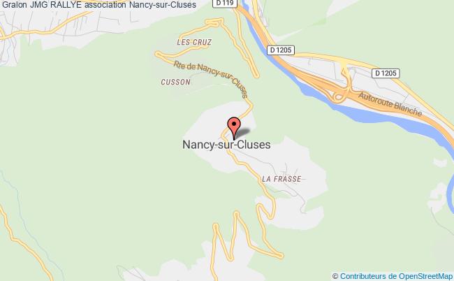 plan association Jmg Rallye Nancy-sur-Cluses