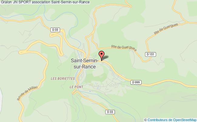 plan association Jn Sport Saint-Sernin-sur-Rance