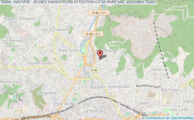 plan association Jnacvfm : Jeunes Navigateurs Attention Ca Va Faire Mal Toulon