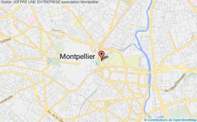 plan association Joffre Une Entreprise Montpellier