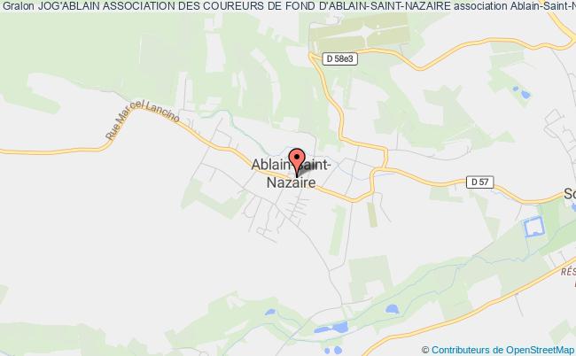 plan association Jog'ablain Association Des Coureurs De Fond D'ablain-saint-nazaire Ablain-Saint-Nazaire