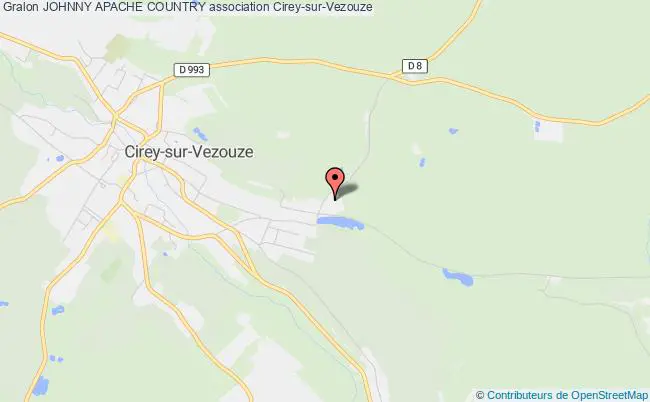 plan association Johnny Apache Country Cirey-sur-Vezouze