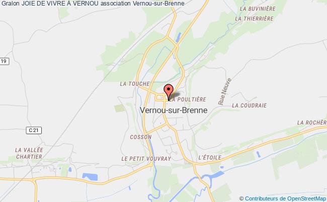 plan association Joie De Vivre À Vernou Vernou-sur-Brenne