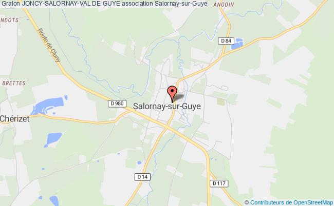 plan association Joncy-salornay-val De Guye Salornay-sur-Guye