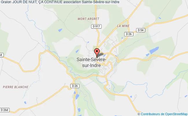 plan association Jour De Nuit, Ça Continue Sainte-Sévère-sur-Indre