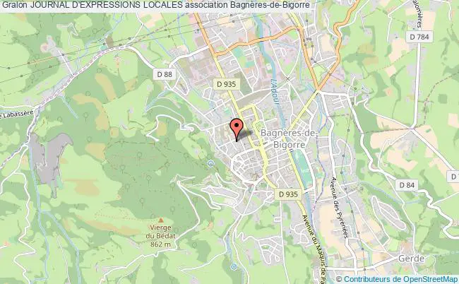 plan association Journal D'expressions Locales Bagnères-de-Bigorre